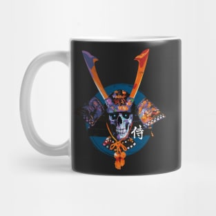 Grinning Samurai Skull Mug